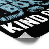 Feels Like A Penalty Box Kind Of Day Funny Hockey  Poster (Hoek)