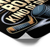 Feels Like A Penalty Box Kind Of Day Funny Hockey  Poster (Hoek)