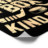 Feels Like A Penalty Box Kind Of Day Funny Hockey  Poster (Hoek)