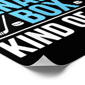 Feels Like A Penalty Box Kind Of Day Funny Hockey Poster (Hoek)