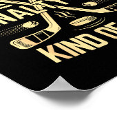 Feels Like A Penalty Box Kind Of Day Funny Hockey  Poster (Hoek)