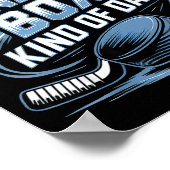 Feels Like A Penalty Box Kind Of Day Funny Hockey Poster (Hoek)