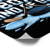 Feels Like A Penalty Box Kind Of Day Funny Hockey Poster (Hoek)