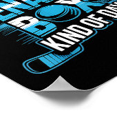 Feels Like A Penalty Box Kind Of Day Funny Hockey Poster (Hoek)