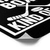 Feels Like A Penalty Box Kind Of Day Hockey Player Poster (Hoek)