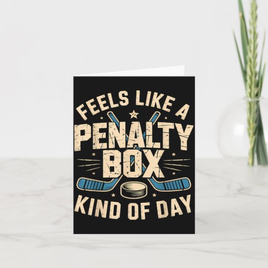 Feels Like A Penalty Box Kind Of Day  Kaart (Voorkant)