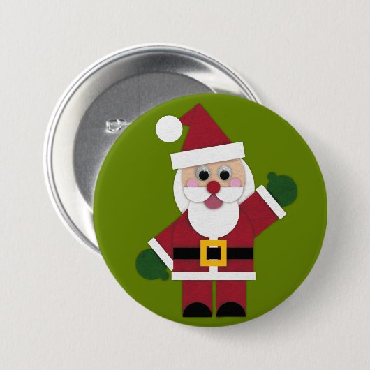 Feelt Santa 2021-Button Ronde Button 7,6 Cm (Voorkant /achterkant)