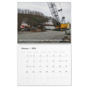 Feeney-scheepswerf op de Rondout Creek Kalender (Feb 2026)