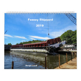 Feeney-scheepswerf op de Rondout Creek Kalender