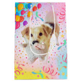 Fee's Fun Verjaardagstas - Kleurrijke Feesten Medium Cadeauzakje (Achterkant)