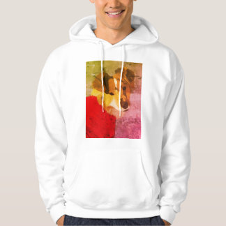 Fee's Handgeschilderde Hond Portret Hoodie