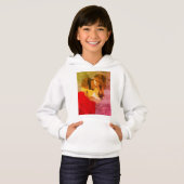 Fee's Handgeschilderde Hond Portret Hoodie (Voorkant volledig)