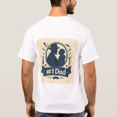 Feest #1 papa t-shirt (Achterkant)