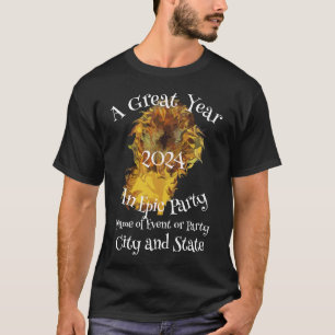 Feest 2024 Dans Mixer Patio Feest Tuin T-shirt