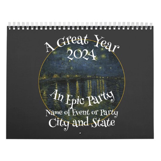 Feest 2024 Dans Mixer Tuin Feest Viering Kalender (Hoes)