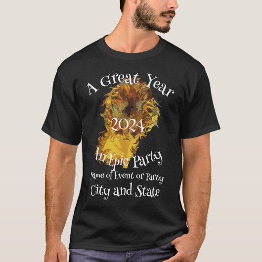 Feest 2024 Dansmixer Patio Celebration Garden T-shirt (Voorkant)