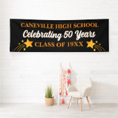 Feest! 50 jaar! 12 ft grote klasse reünie banner (Insitu)