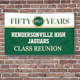 Feest! 50-jarig Reünie Viering Banner