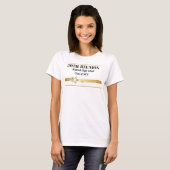 Feest! 50ste klasreünie aangepast t-shirt (Voorkant volledig)
