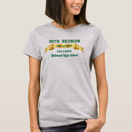 Feest! 50ste klasreünie aangepast  t-shirt