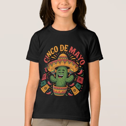 Feest 5 De Mayo Mannen Vrouwen T-Shirt (Voorkant)