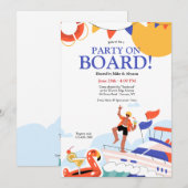 Feest Aan Boord Kaart (Voorkant / Achterkant)