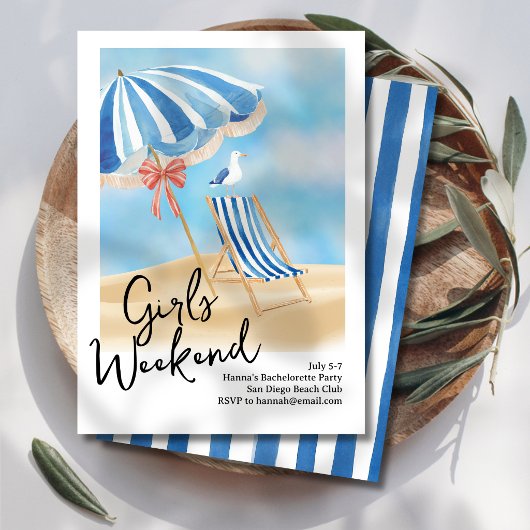 Feest aan het strand kaart