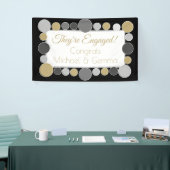 feest! Aangepast verloving banner!! Spandoek (Beurs)