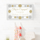 feest! Aangepast verloving banner!! Spandoek (Insitu)