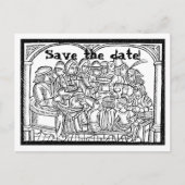Feest - aanpasbaar save the date briefkaart (Voorkant)