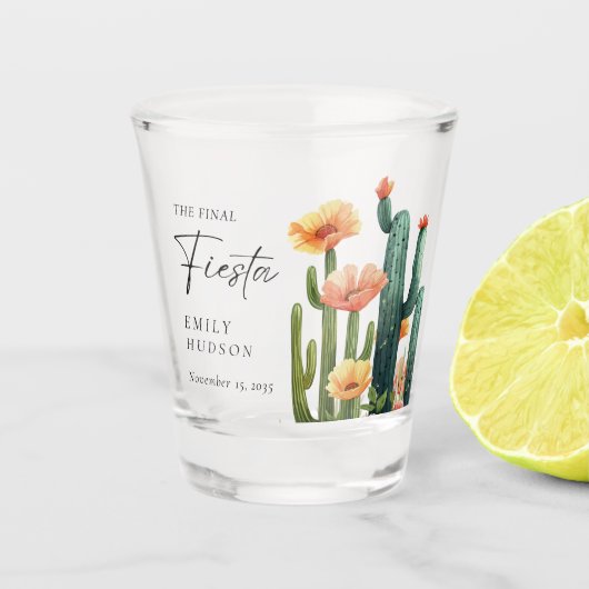 Feest Afscheidscadeau voor de Bruid Shot Glas (Voorkant)