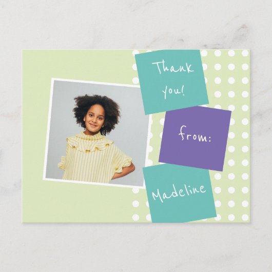 Feest Afstudeer Cute Dank Je Briefkaart (Voorkant)