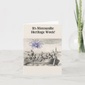 Feest als 1525 MHW-Wenskaart Kaart (Voorkant)