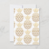 Feest als een ananas 16e verjaardag uitnodiging (Achterkant)