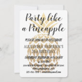 Feest als een ananas 21e verjaardag uitnodiging (Voorkant)