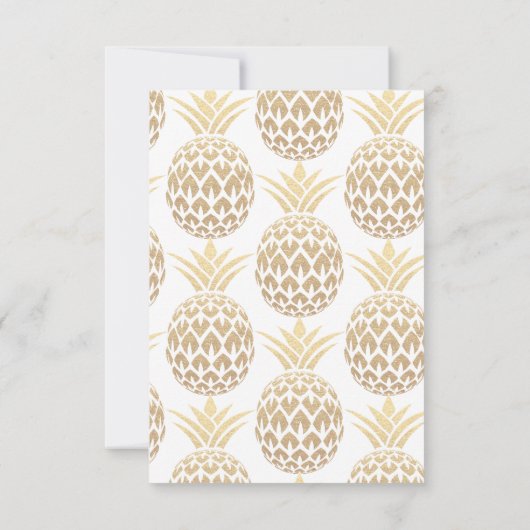 Feest als een ananas elke leeftijd Verjaardagsuitn Kaart (Achterkant)