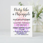 Feest als een ananas elke leeftijd Verjaardagsuitn Kaart (Staand voorkant)