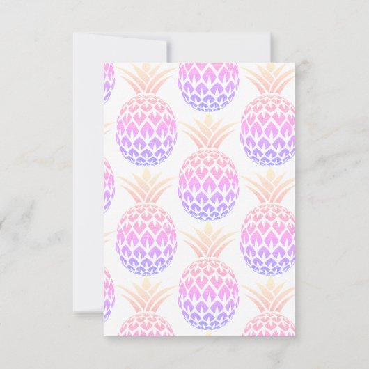 Feest als een ananas elke leeftijd Verjaardagsuitn Kaart (Achterkant)