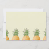 Feest als een ananas | Invitation-Kaart Kaart (Achterkant)