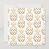 Feest als een ananas Vrijgezellenfeest Kaart (Achterkant)