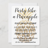 Feest als een ananas vrijgezellenfeest kaart (Voorkant)