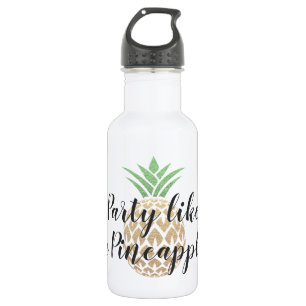 Feest als een ananas waterfles