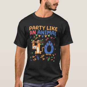 Feest Als een dier de grappige 40ste verjaardag gr T-shirt