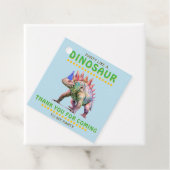 Feest als een dinosaurus Dank u gepersonaliseerd Bedankjes Labels (In situ)
