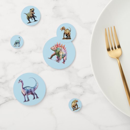 Feest als een dinosaurus 🦕 Verjaardagsdecoratie Confetti (Groep)