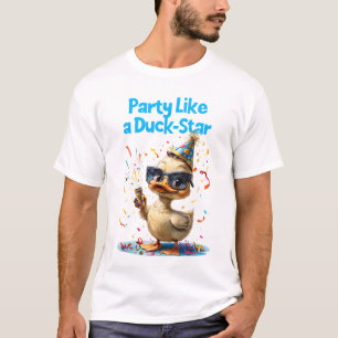 Feest als een Duck Star T-shirt