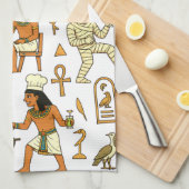 Feest als een Egyptenaar Theedoek (Quarter Fold)