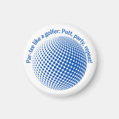 Feest als een golfer magneet (Voorkant)