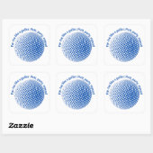 Feest als een golfer vierkante sticker (Vel)