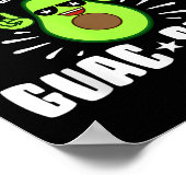 Feest als een Guac Star Shirt Poster (Hoek)